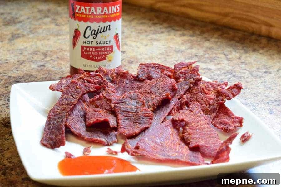 Cajun Beef Jerky from the Bayou - Spicy Southern Flavor 7 Bayou Cajun Jerky Finished
