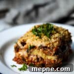 Gluten-free Vegan Eggplant Lasagna