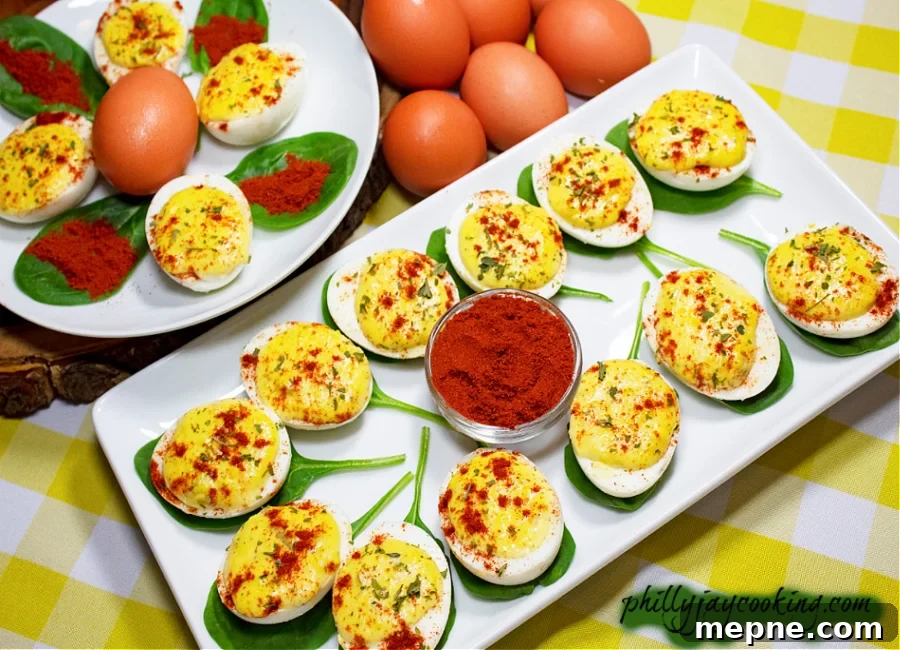 Classic Deviled Eggs Recipe with Tangy Mustard Filling 2 Best Deviled Eggs Recipe