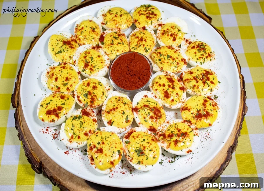 Classic Deviled Eggs Recipe with Tangy Mustard Filling 6 Worlds best deviled eggs recipe