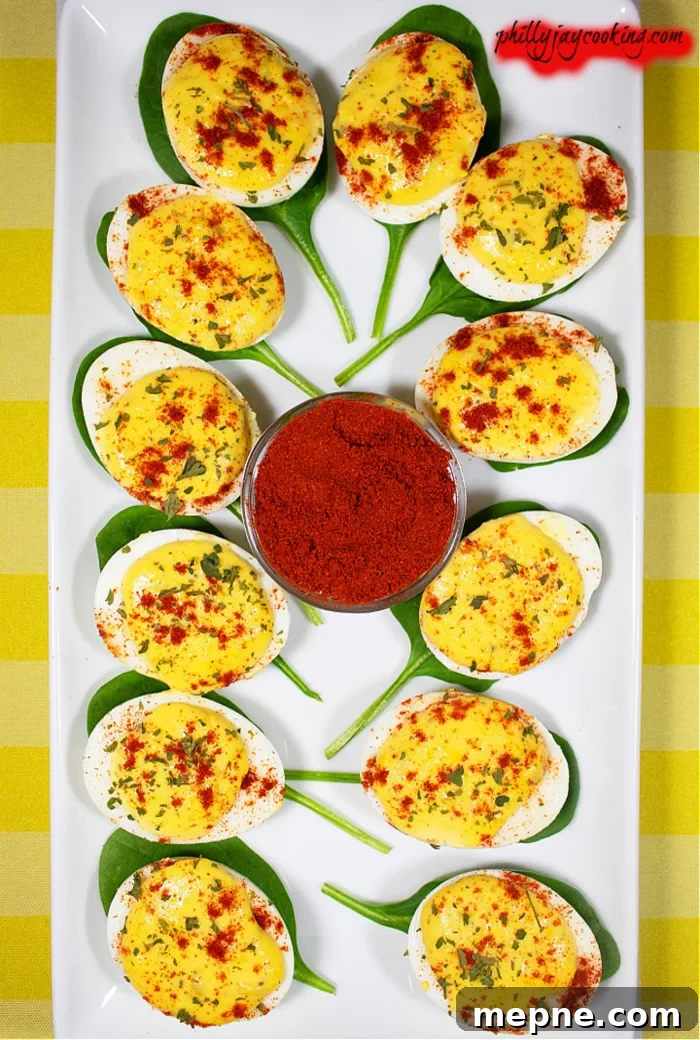 Classic Deviled Eggs Recipe with Tangy Mustard Filling 5 Worlds best deviled eggs recipe