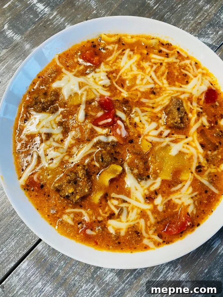 Lasagna Soup