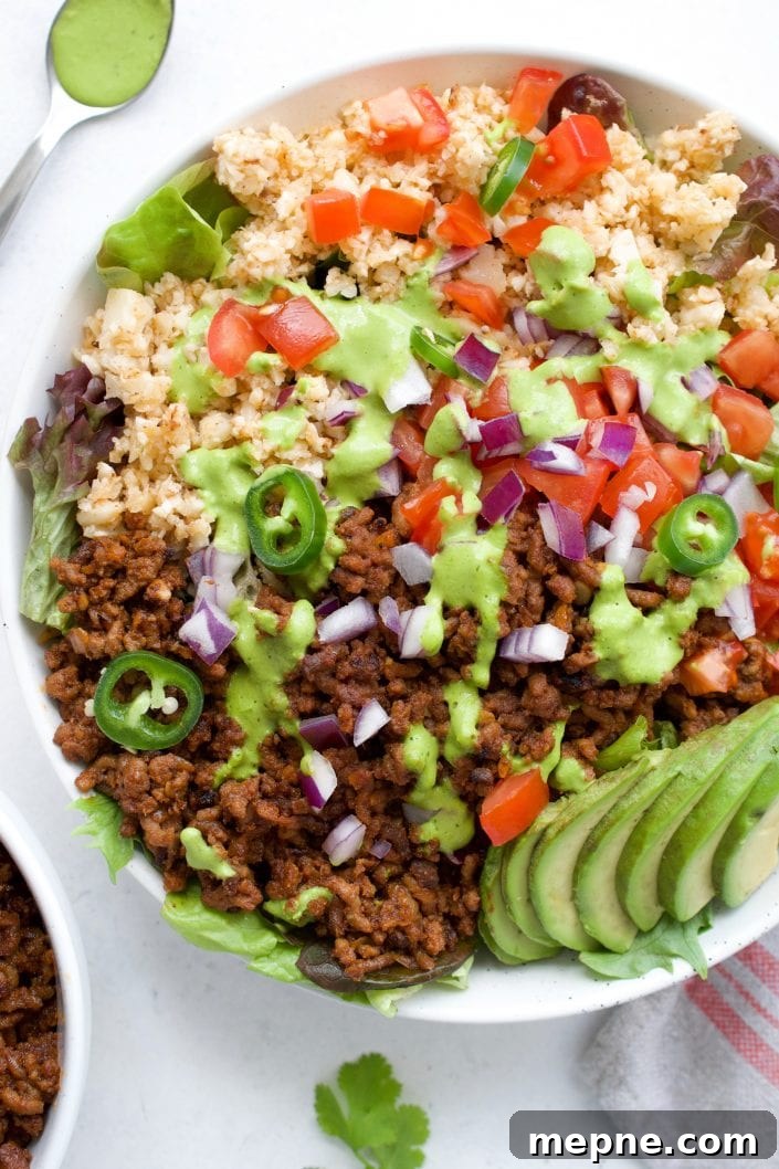Beef Taco Salad | Every Last Bite Mexican Beef Taco Salad | Every Last Bite