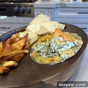 Creamy Spinach Dip with Garlic and Parmesan 6 Spinach dip