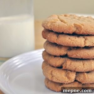 stack of amish peanut butter cookies