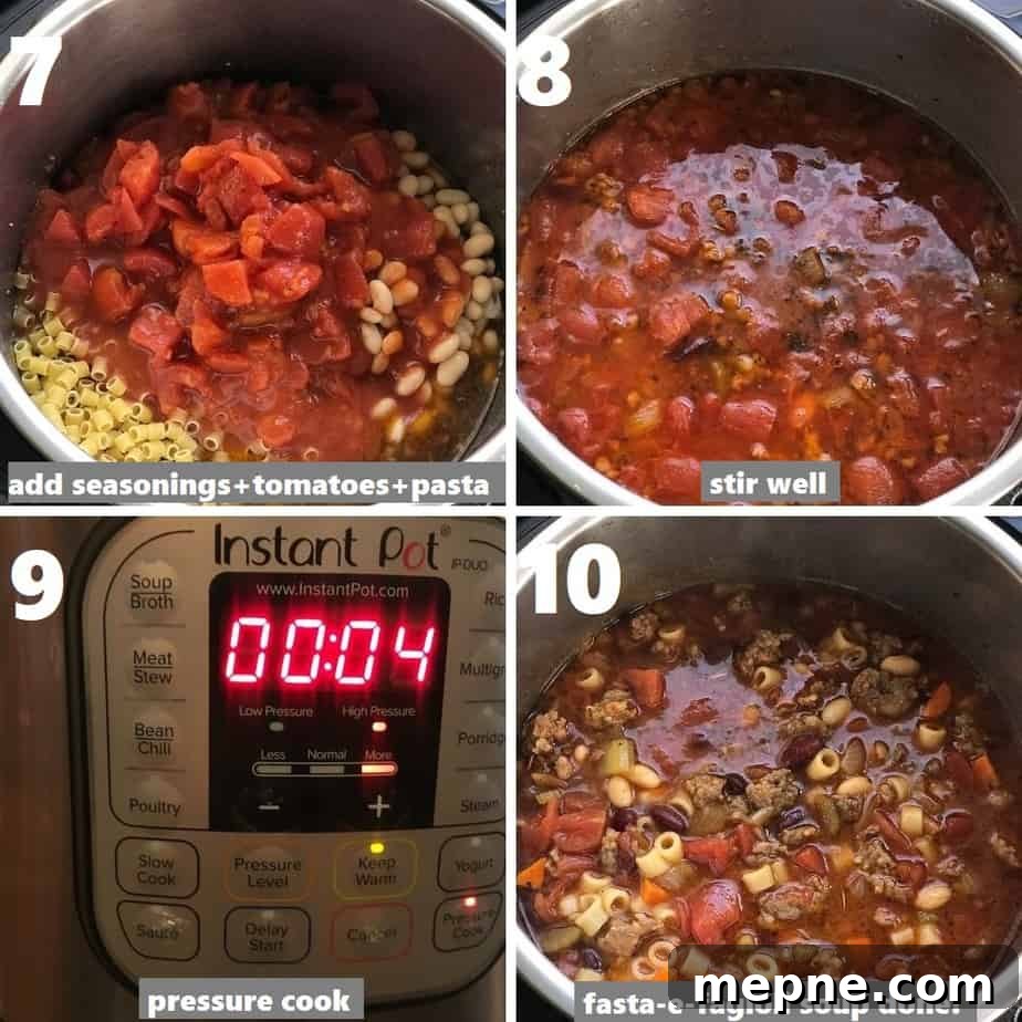 Instant Pot Olive Garden Copycat Pasta e Fagioli Recipe 7 pressure cooking pasta fagioli soup in instant pot