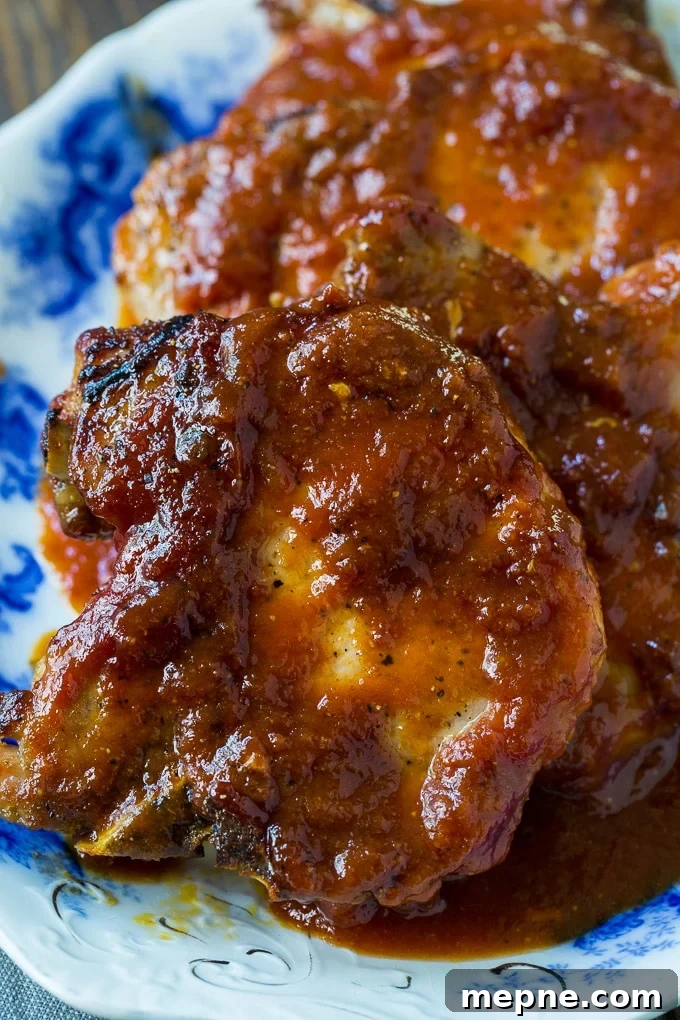 Southern Barbecued Pork Chops
