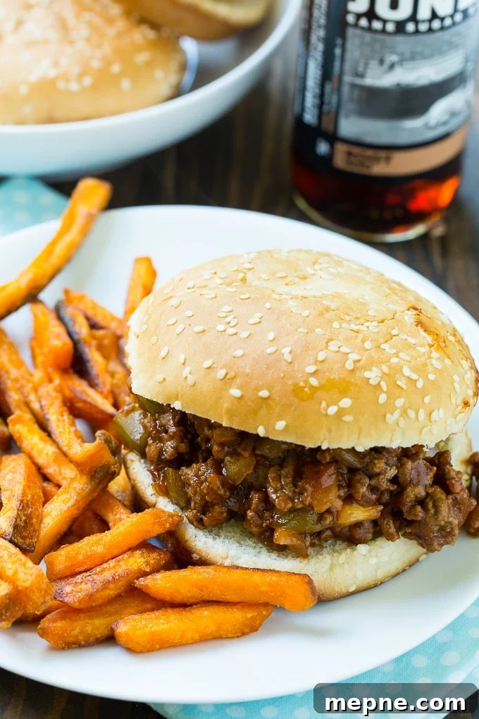 Root Beer Sloppy Joes
