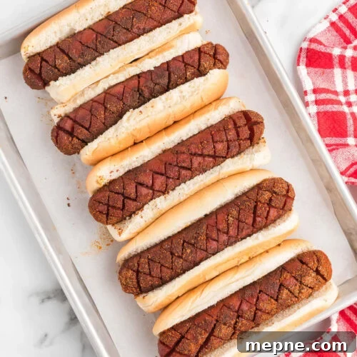 Smoked Side Dishes for BBQ and Cookouts 12 A tray of hot dogs with toppings