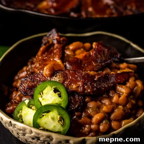 Smoked Side Dishes for BBQ and Cookouts 10 Baked beans with bacon and jalapenos