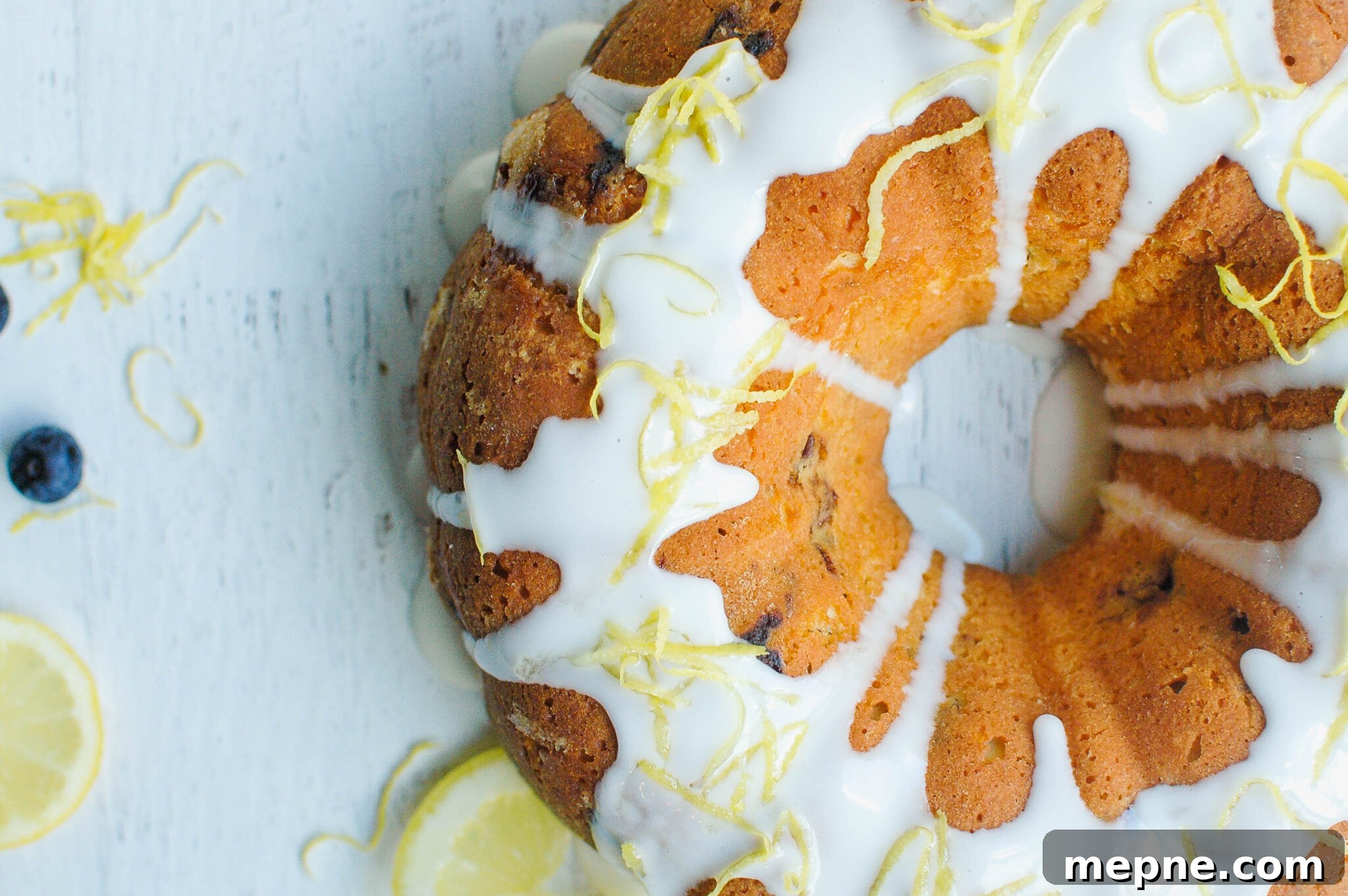 Lemon Blueberry Bundt Cake Recipe with Zesty Glaze 3 Blueberry Lemon Bundt Cake