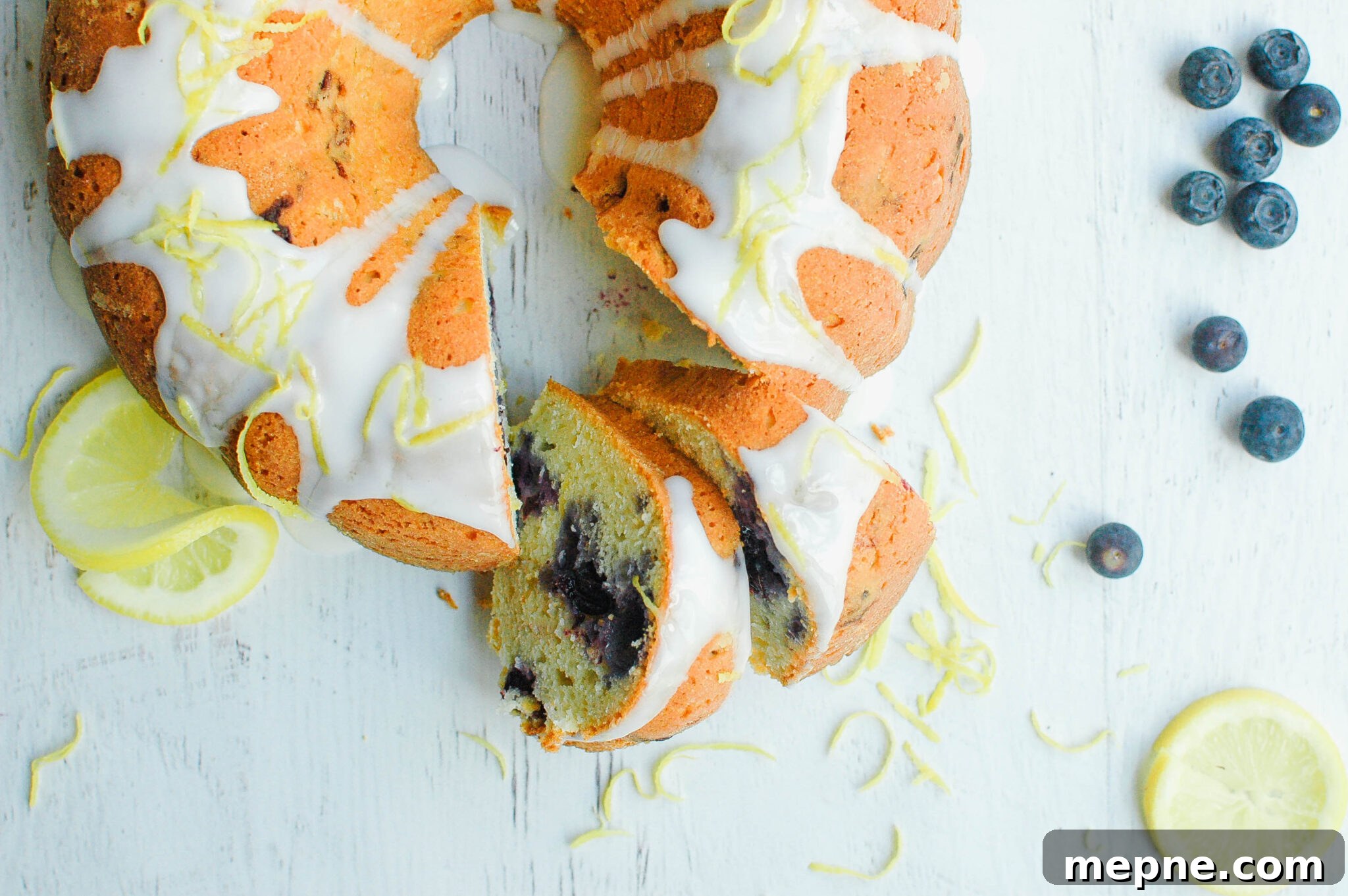 Lemon Blueberry Bundt Cake Recipe with Zesty Glaze 5 Blueberry Lemon Bundt Cake