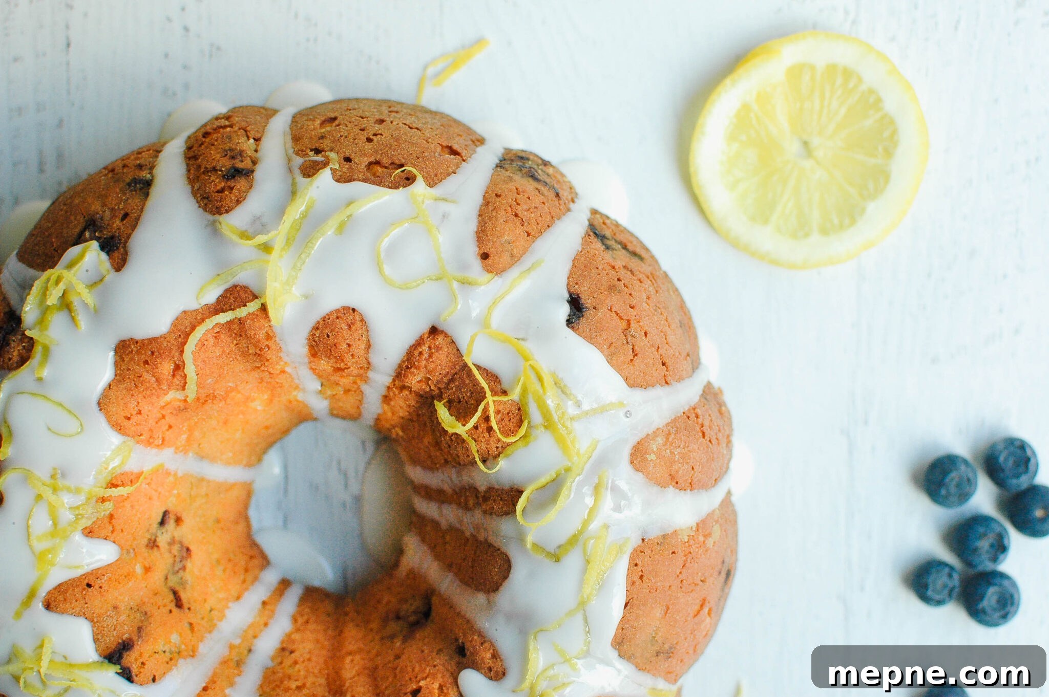 Lemon Blueberry Bundt Cake Recipe with Zesty Glaze 7 Blueberry Lemon Bundt Cake