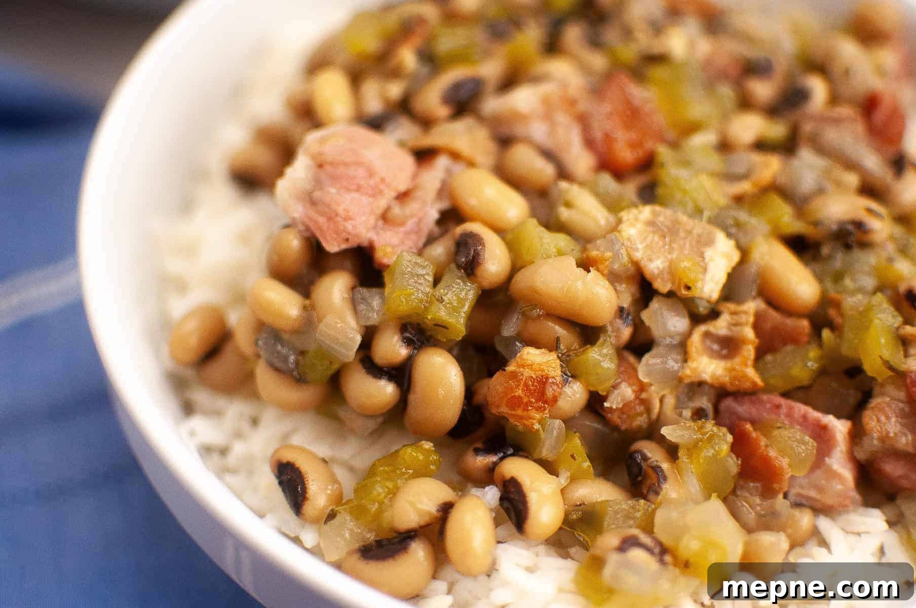 31 Southern Recipes That Belong in Your Dinner Rotation 2 A close-up of a bowl filled with Classic Hoppin’ John.