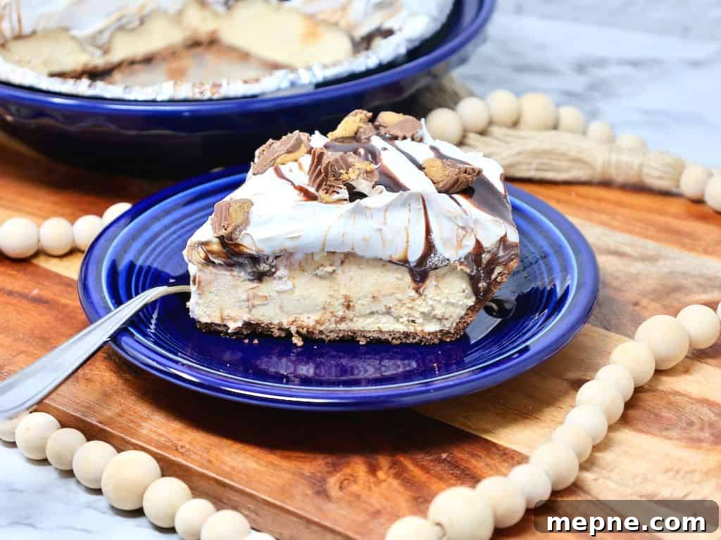 No Bake Peanut Butter Pie