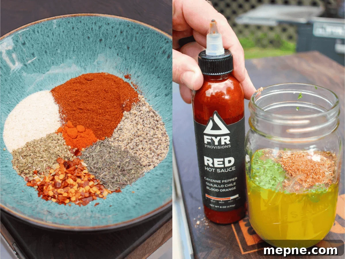 Hot Honey Butter Recipe for Biscuits and Chicken 4 Ingredients for hot honey butter.