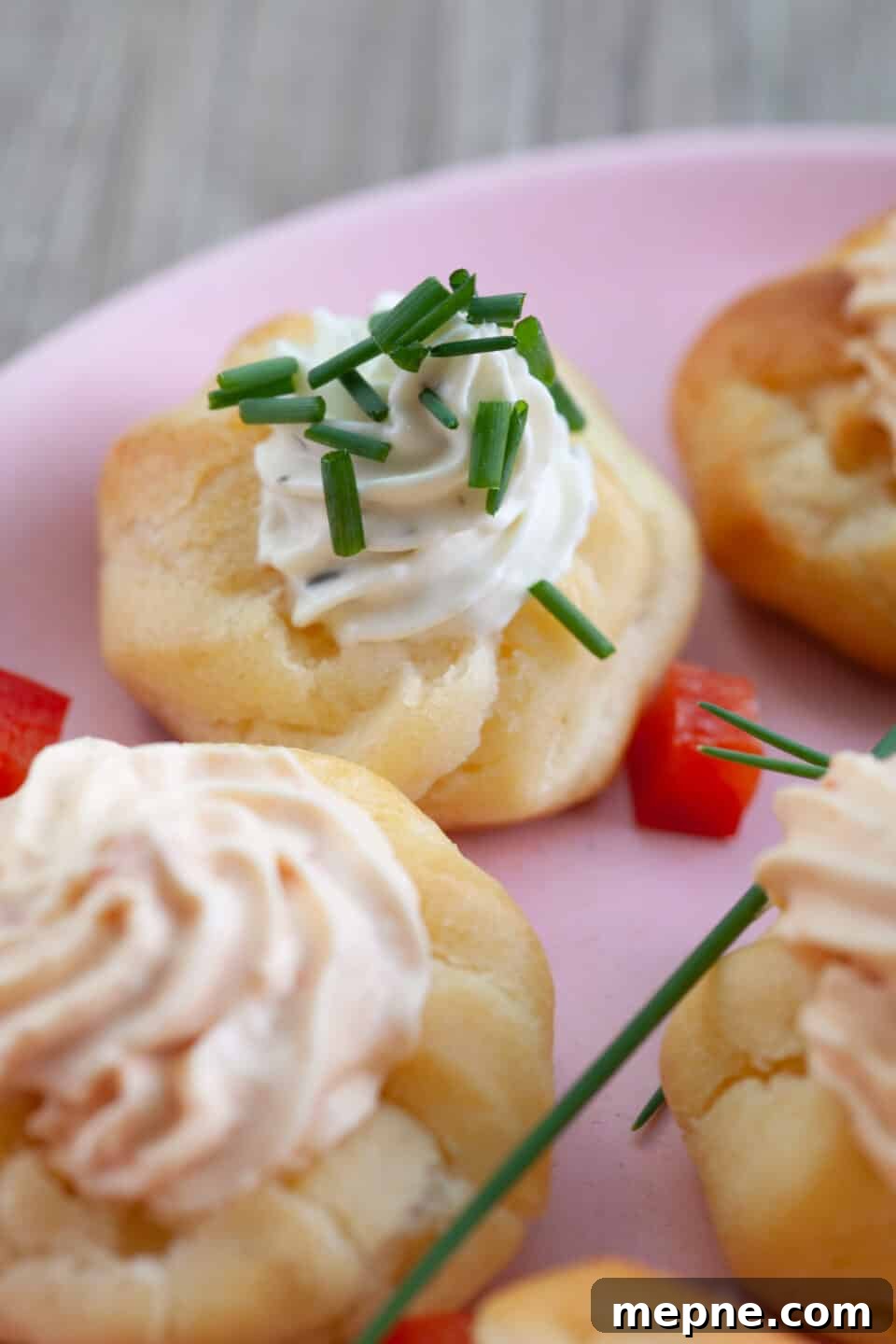 Savory Cream Cheese Filled Profiteroles Recipe 4 Great Party Finger Food