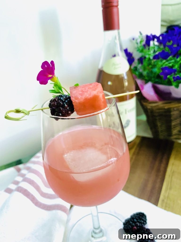 easy watermelon and rose tequila cocktail