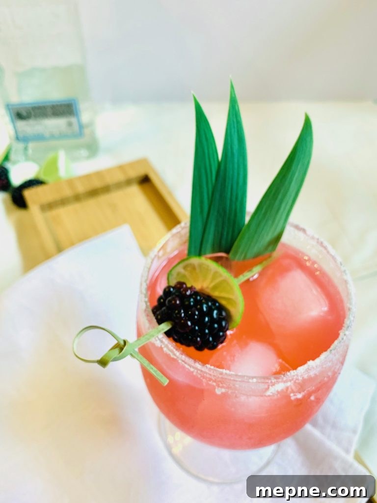 Blackberry margarita