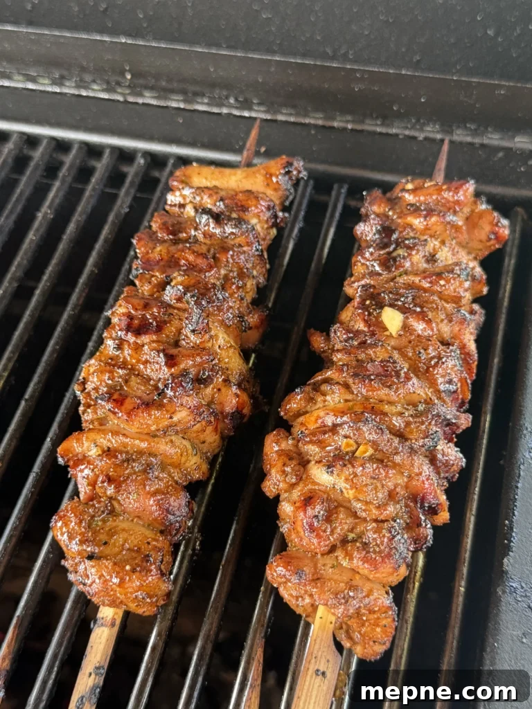 grilled chicken on the hasty bake grill
