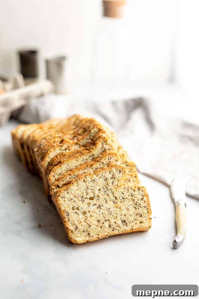 keto seeded bread loaf