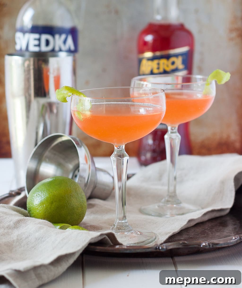 Aperol Cosmopolitan Vodka Cocktail Recipe 5 Aperol Cocktail