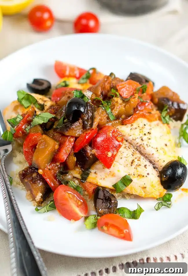 One Skillet Tilapia Caponata Recipe 7 One Skillet Tilapia Caponata