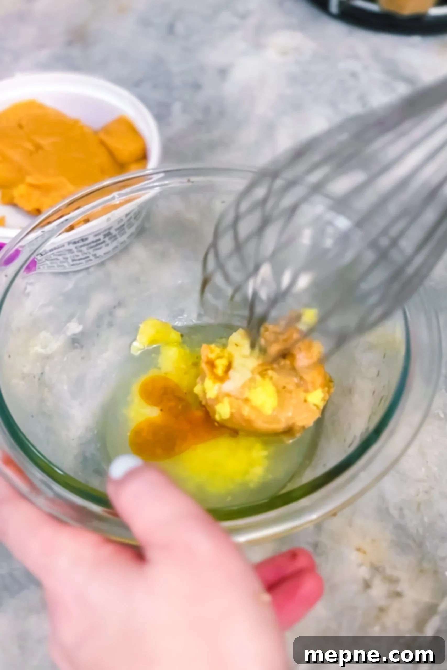 Whisk until smooth.