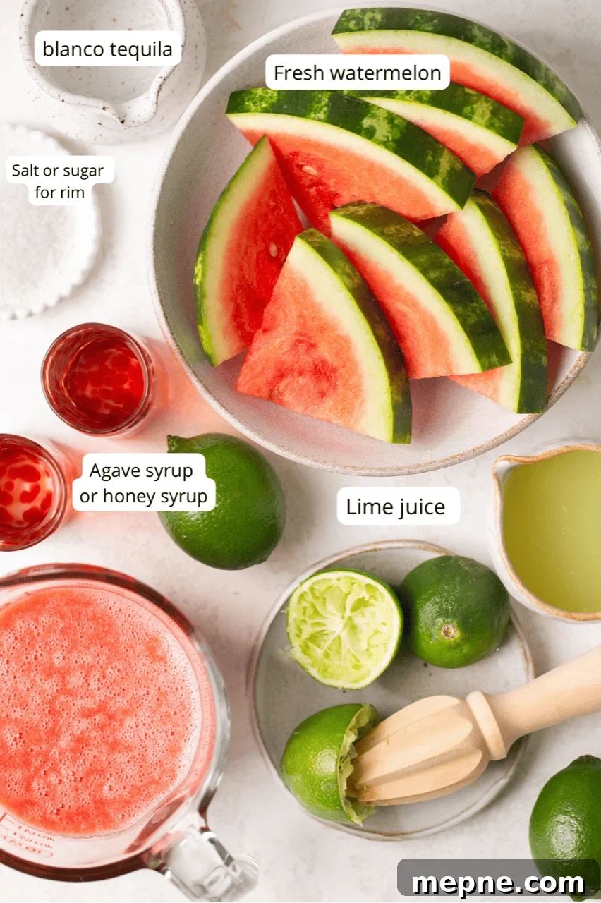 1800 Tequila Watermelon Margarita Recipe 3 Ingredients for watermelon margaritas