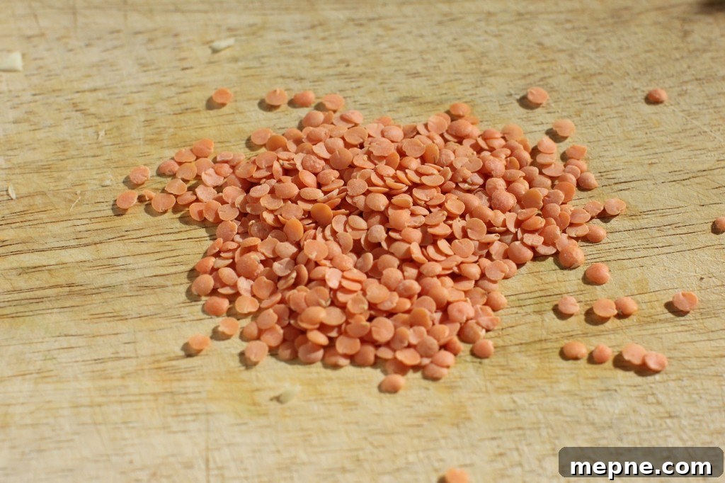 red lentils