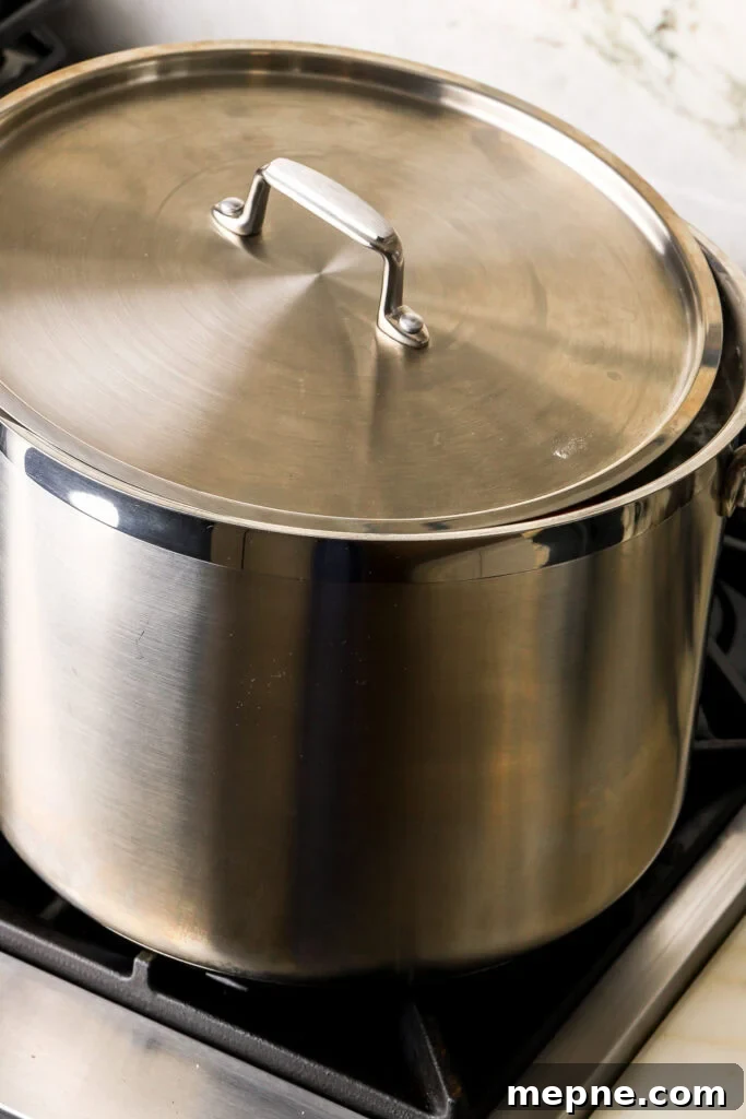 Romanian Chicken Soup (Ciorbă de pui) Recipe 9 simmer the soup with the lid on top with a crack open