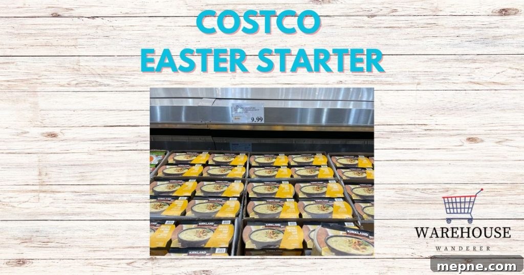 Plan Your Costco Easter Dinner: Menus, Shopping Tips and Recipes 3 Costco Easter Starter - Broccoli Cheese Soup