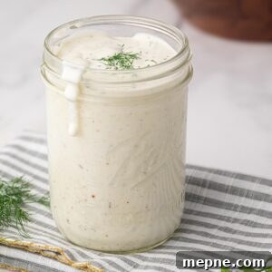 How to Make Creamy Buttermilk Ranch Dressing 6 creamy restaurant buttermilk style ranch dressing in mason jar