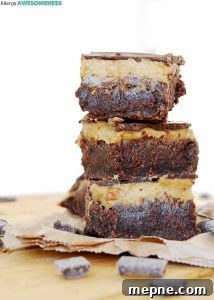 SunButter Triple Layer Brownies Dessert recipe by AllergyAwesomeness