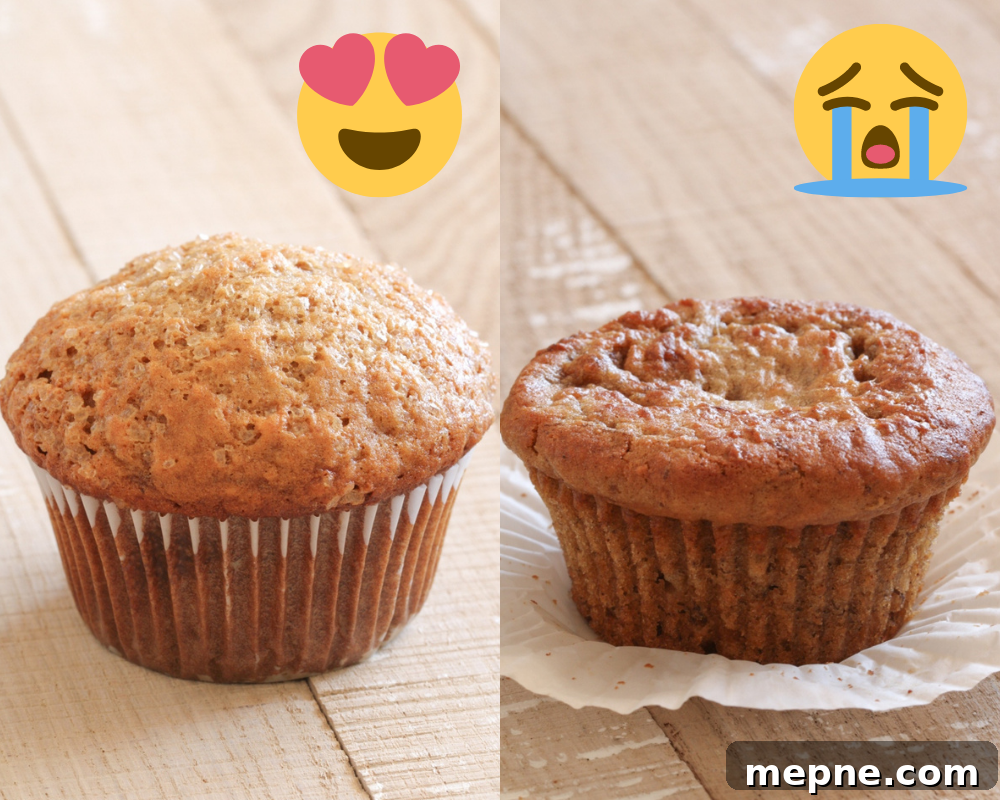 Why Didn't My Muffins Rise? Causes and Fixes 2 Common muffin issue; flat, sunken, or deflated muffins. Learn what the causes are and how to prevent it from happening again. | Beat Bake Eat