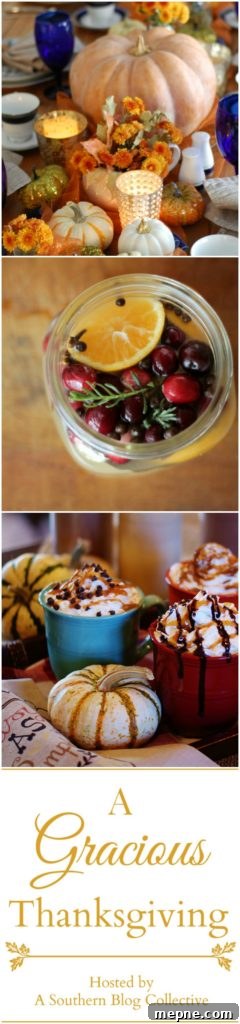 Thanksgiving blog tour coffee bar inspiration