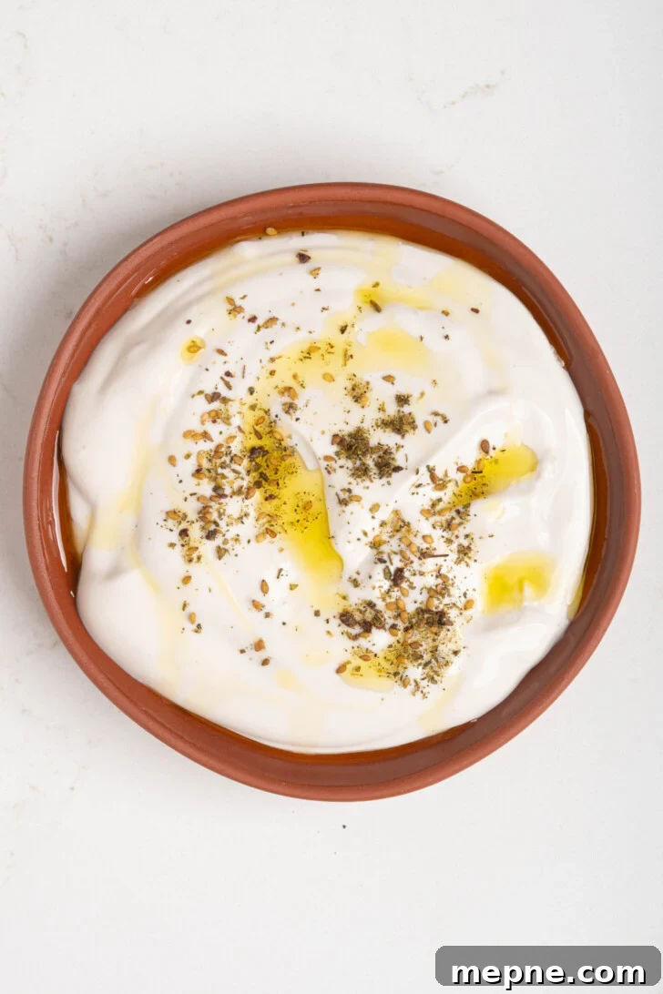 2 Ingredient Labneh Strained Yogurt Recipe 20 a plate of dairy free labneh