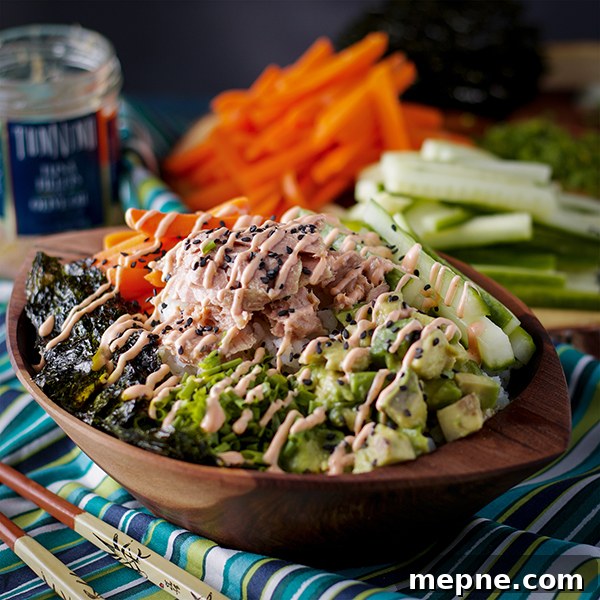 Simple Tuna Sushi Bowls