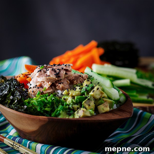 Simple Tuna Sushi Bowls