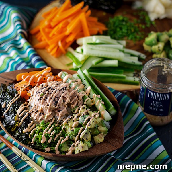 Easy Tuna Sushi Bowls
