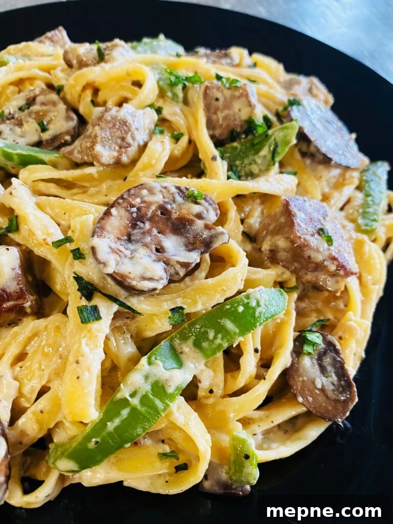 One-Pan Philly Cheesesteak Pasta Recipe 8 Philly Cheesesteak Pasta