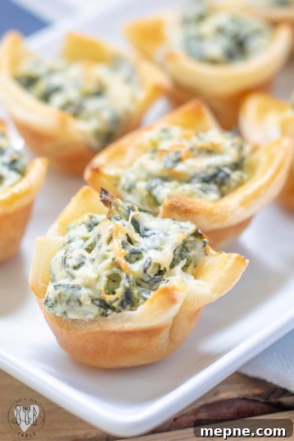 Mini Gluten-Free Spinach Dip Tarts in Puff Pastry 2 Spinach dip puff pastry tarts