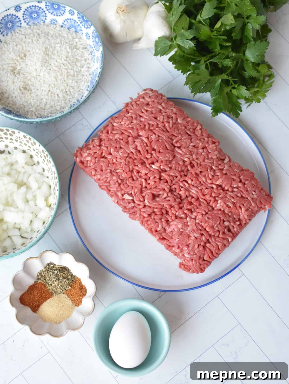 Classic Porcupine Meatballs Recipe with Rice 4 Porcupine Meatballs ingredients