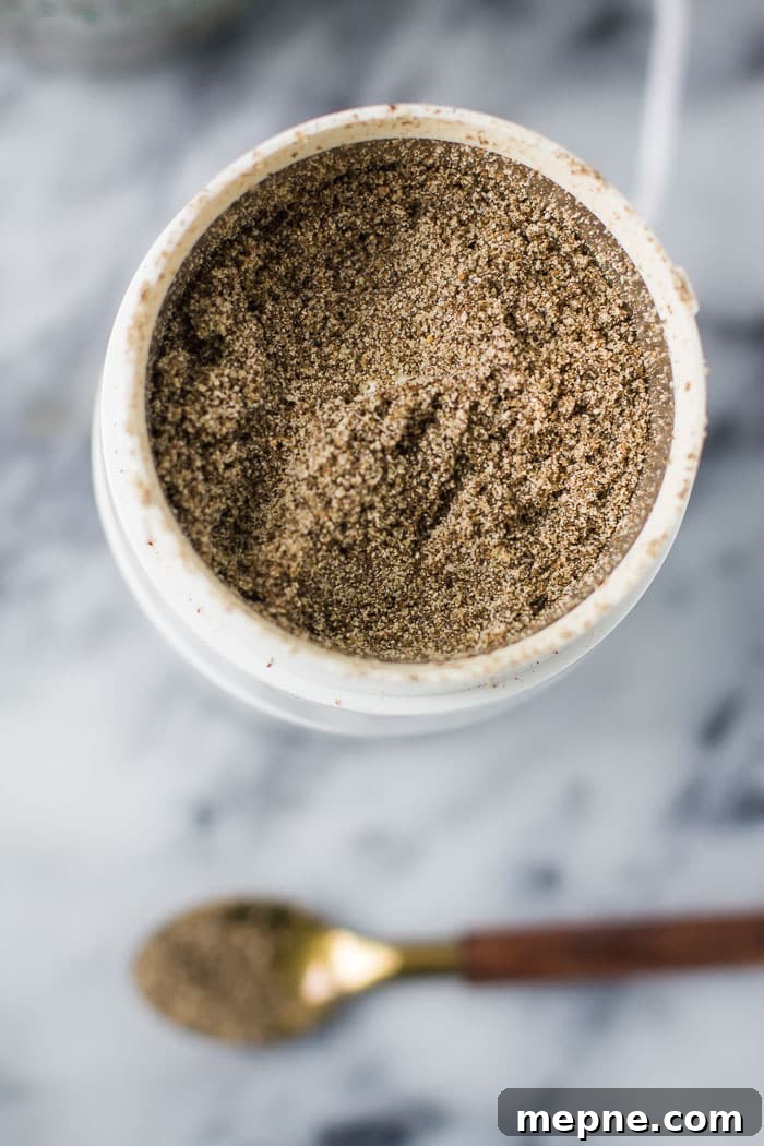 Mixing ground seeds with water