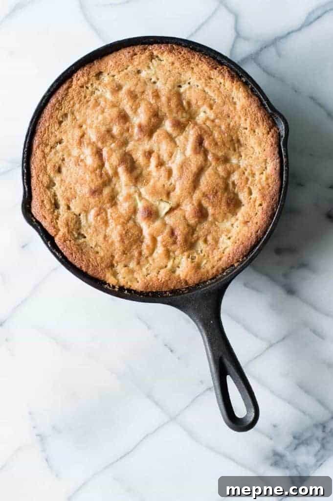 Caramel Apple Skillet Cake Recipe 3 Caramel Apple Skillet cake is bursting with chunks of apple, drizzled with a homemade caramel glaze, and is perfect for Fall baking!
