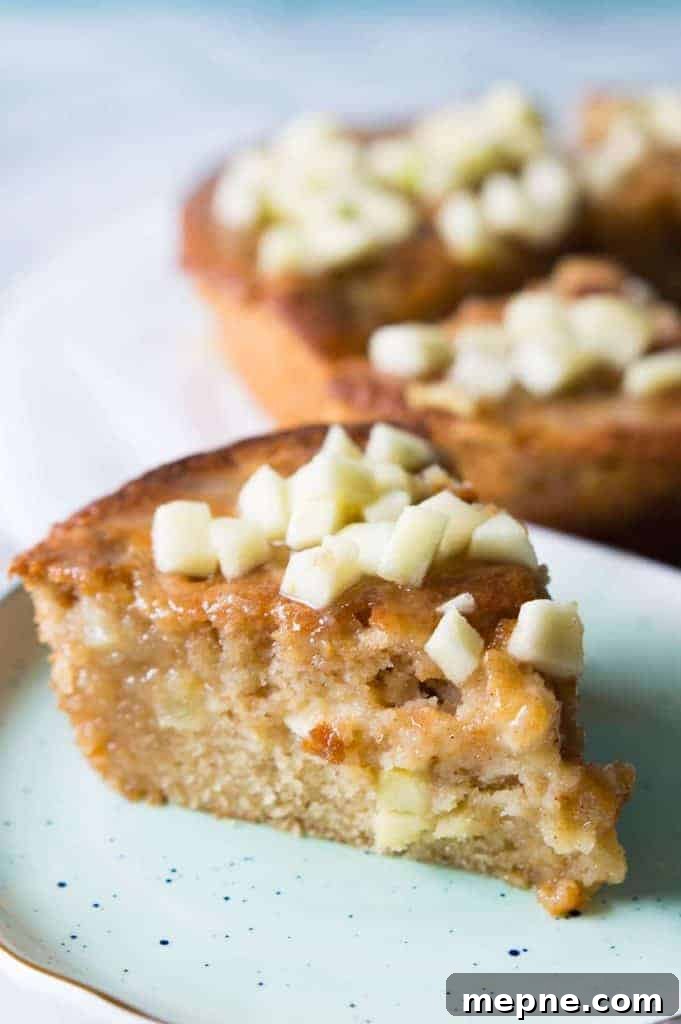 Caramel Apple Skillet Cake Recipe 5 Caramel Apple Skillet cake is bursting with chunks of apple, drizzled with a homemade caramel glaze, and is perfect for Fall baking!