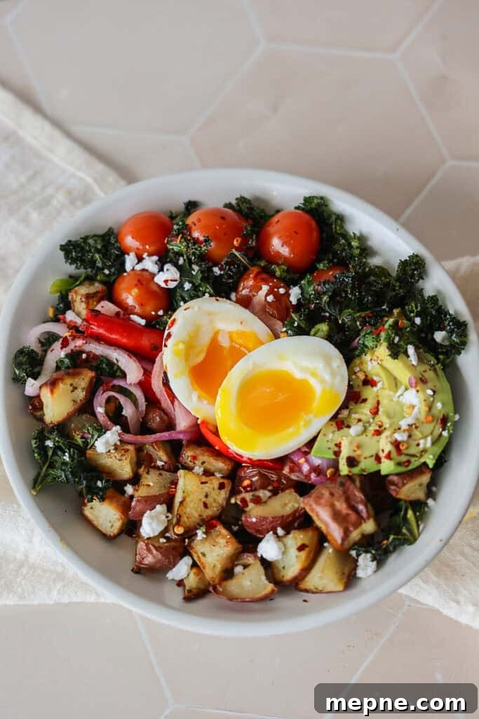 Protein Packed Breakfast Bowls for Busy Mornings 4 A healthy breakfast bowl. Great meal prep!