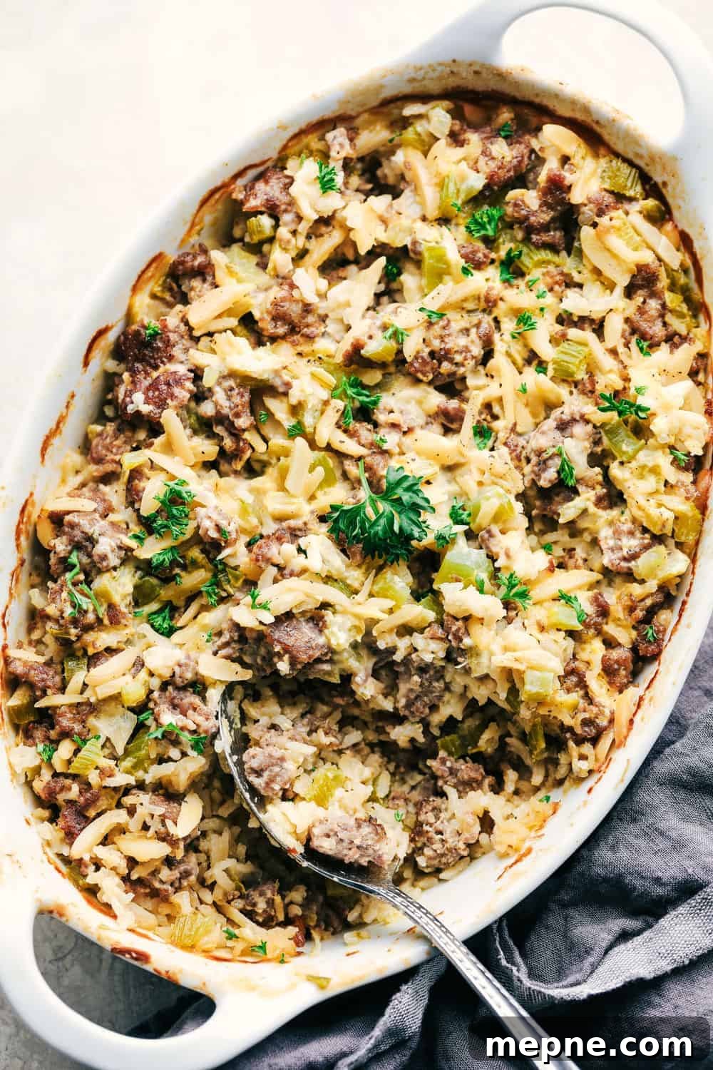 Classic Southern Squash Casserole Recipe with Cheesy Panko Crust 4 Sausage and Rice Casserole