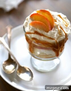 Apple Trifle with Bourbon Whipped Cream and Caramel Drizzle 2 Apple trifle with bourbon whipped cream