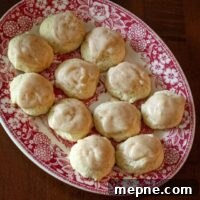 ricotta cookies on a platter